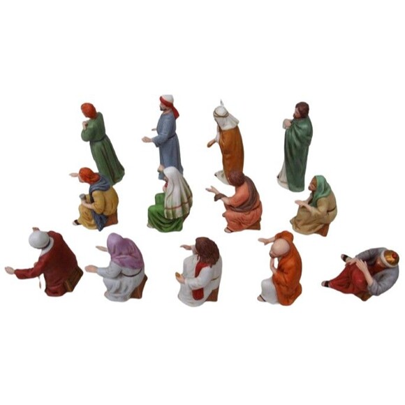 Home Interiors 89880 The Lord's Supper Porcelain Figurine 14-Piece Set - Picture 2 of 16